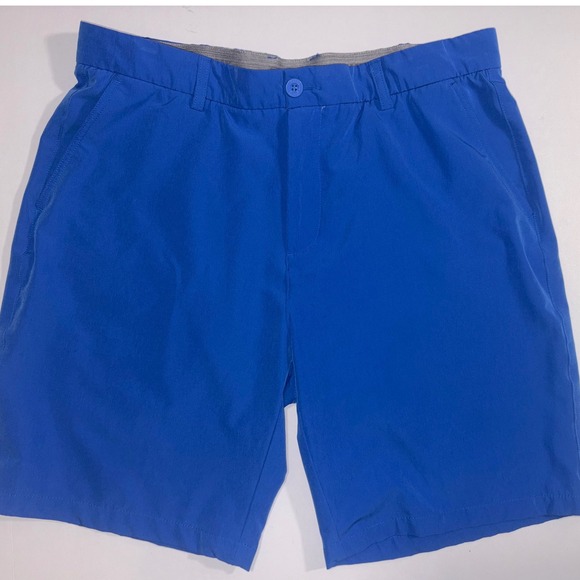 Hreski Other - HRESKI Men's Blue Elastic Waist Golf Shorts Size 36 Casual Athletic‎